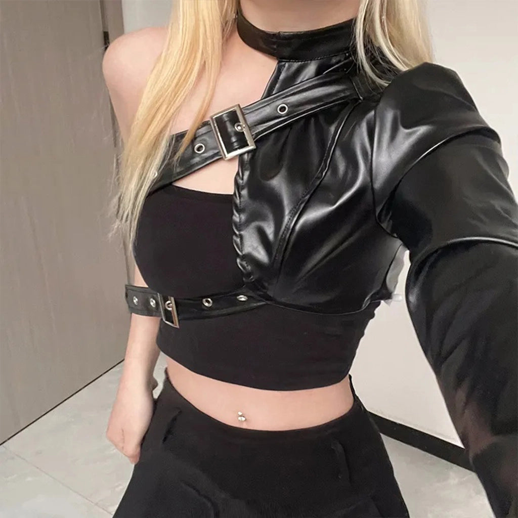 One-Sleeve Techwear Top