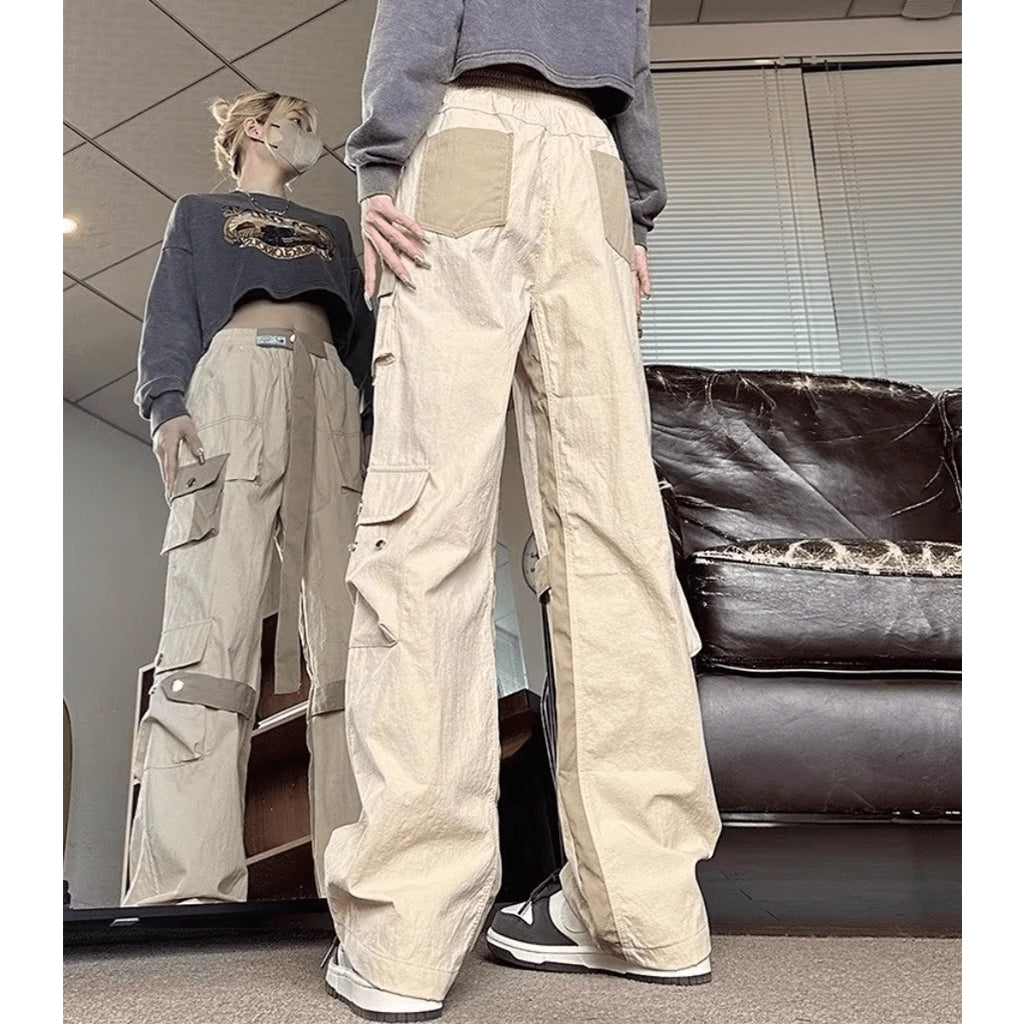 Beige Cargo Pants