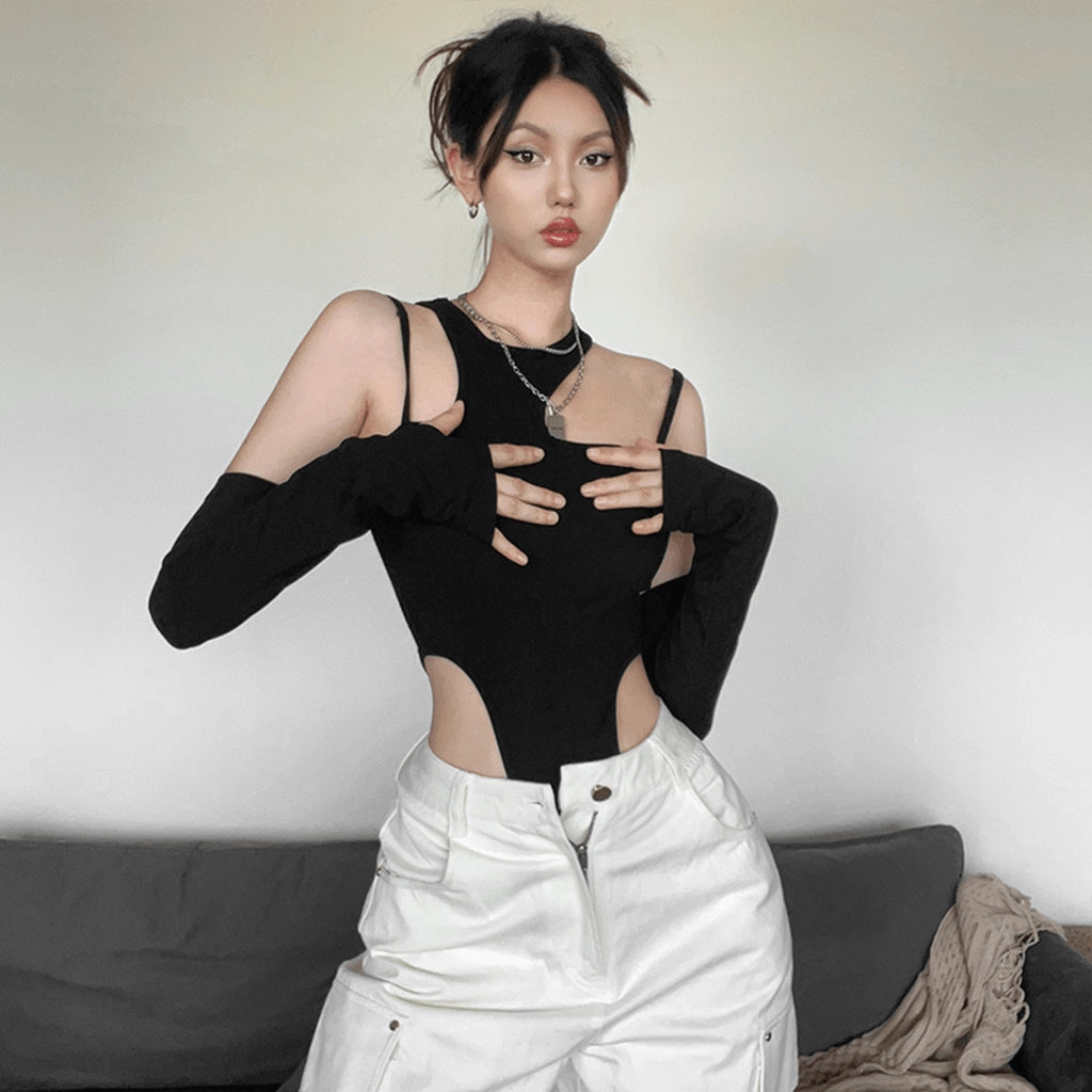 Streetwear Long Sleeve Bodysuit