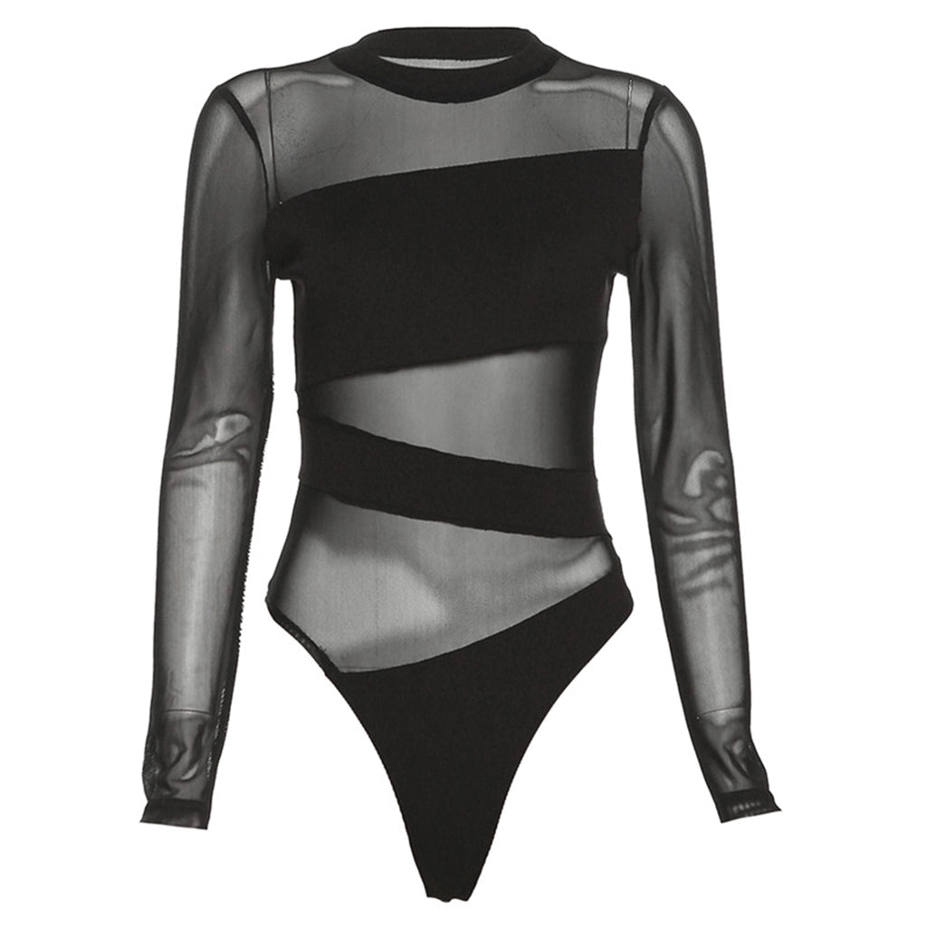 Mesh Panels Bodysuit