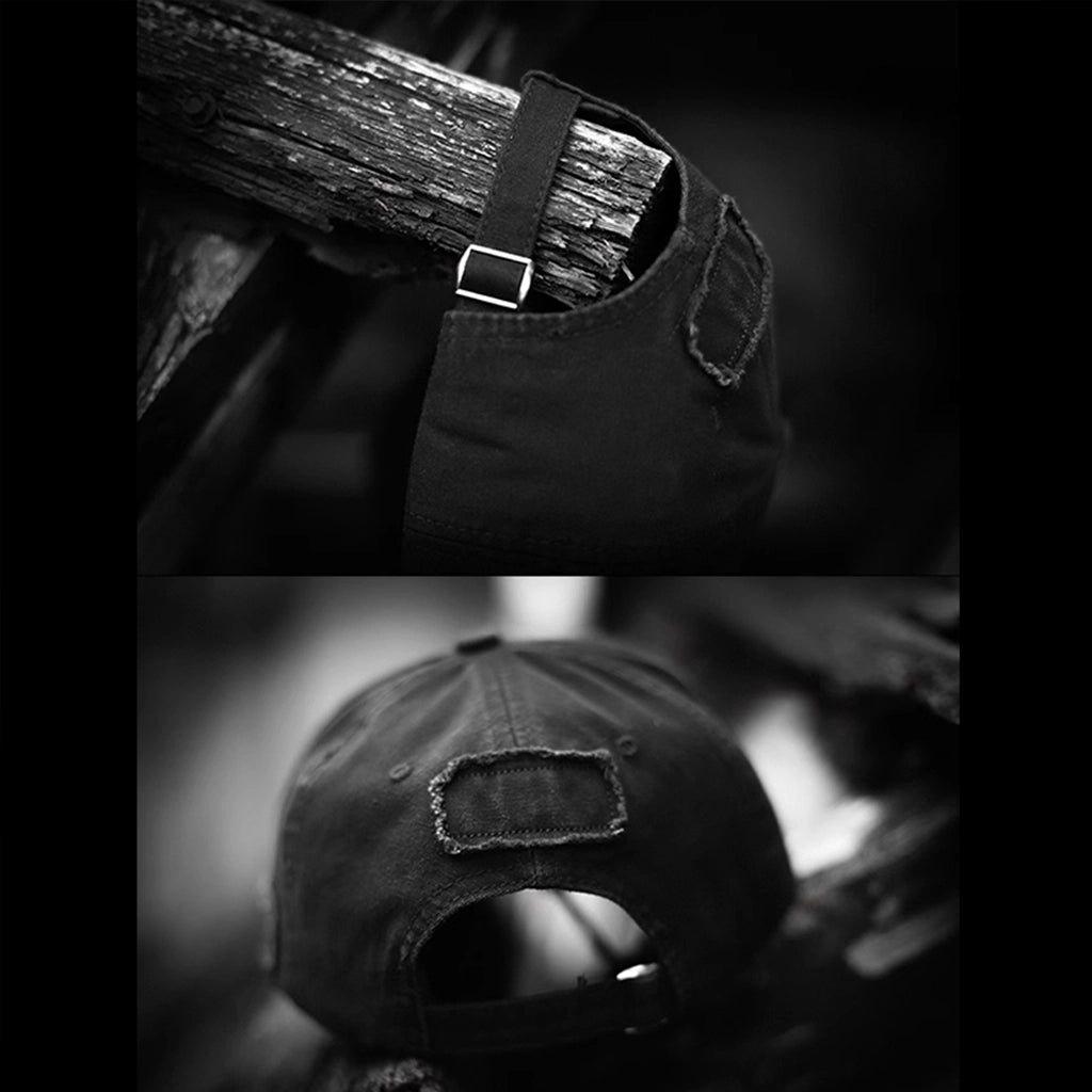 Black Ripped Hat