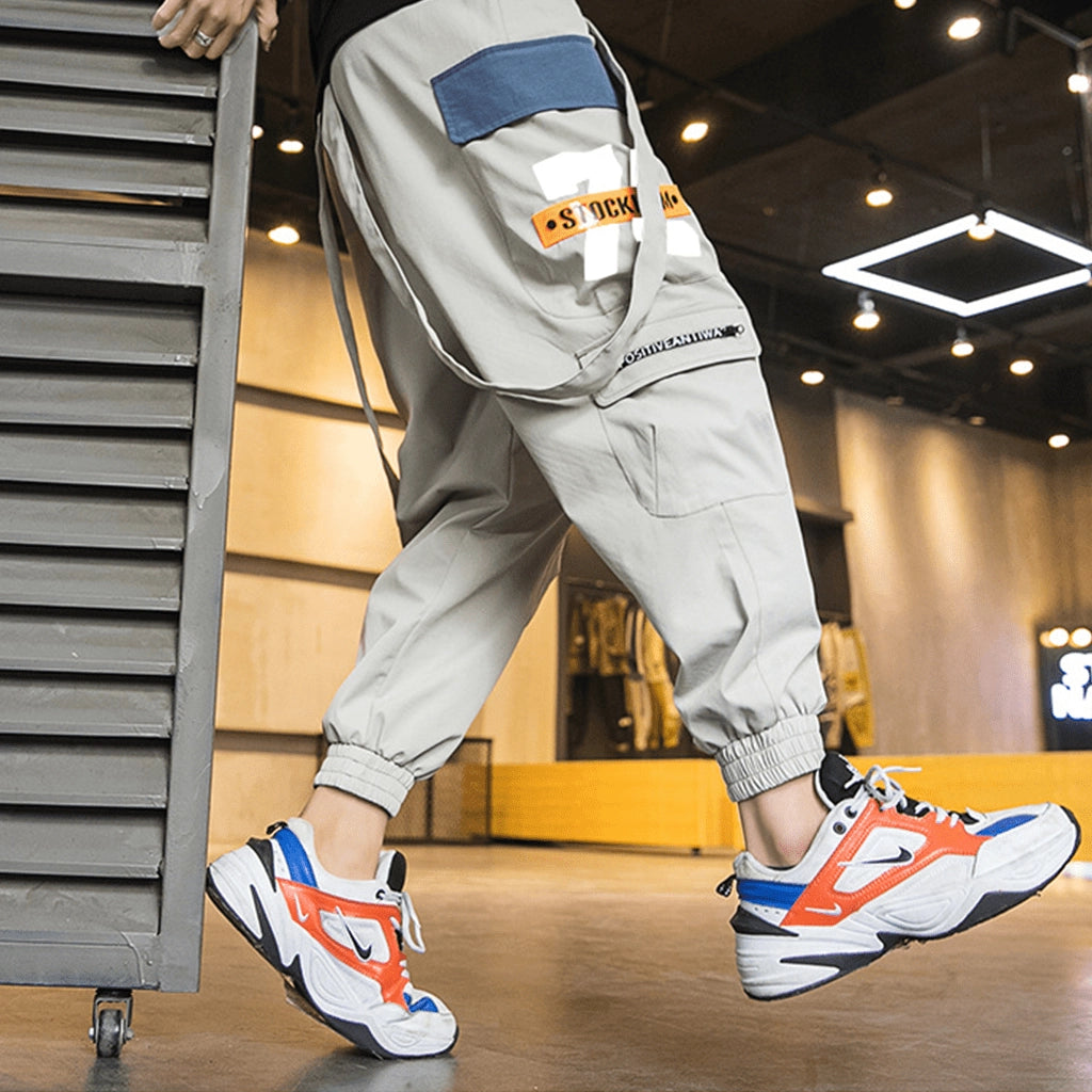 Gray Techwear Pants