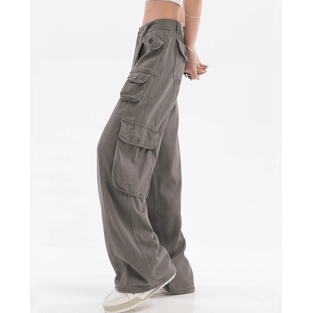 Gray Techwear Pants