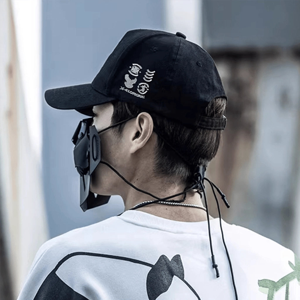 Black Techwear Cap