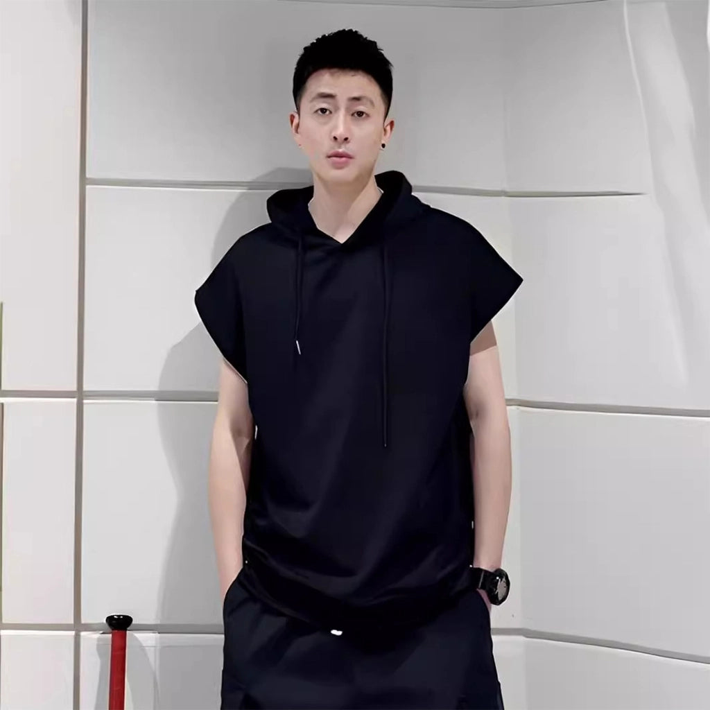 Sleeveless Techwear Hoodie