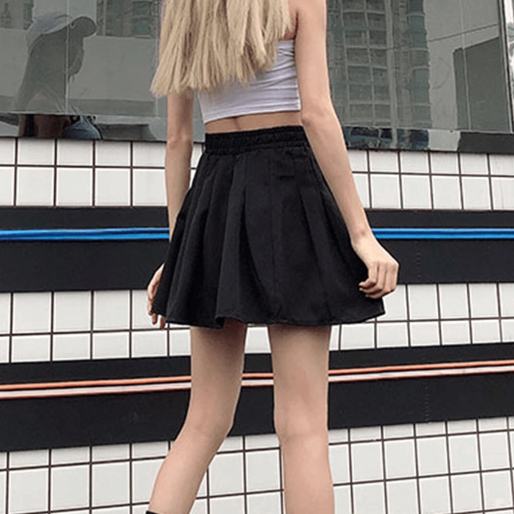 Industrial Pleated Skirt
