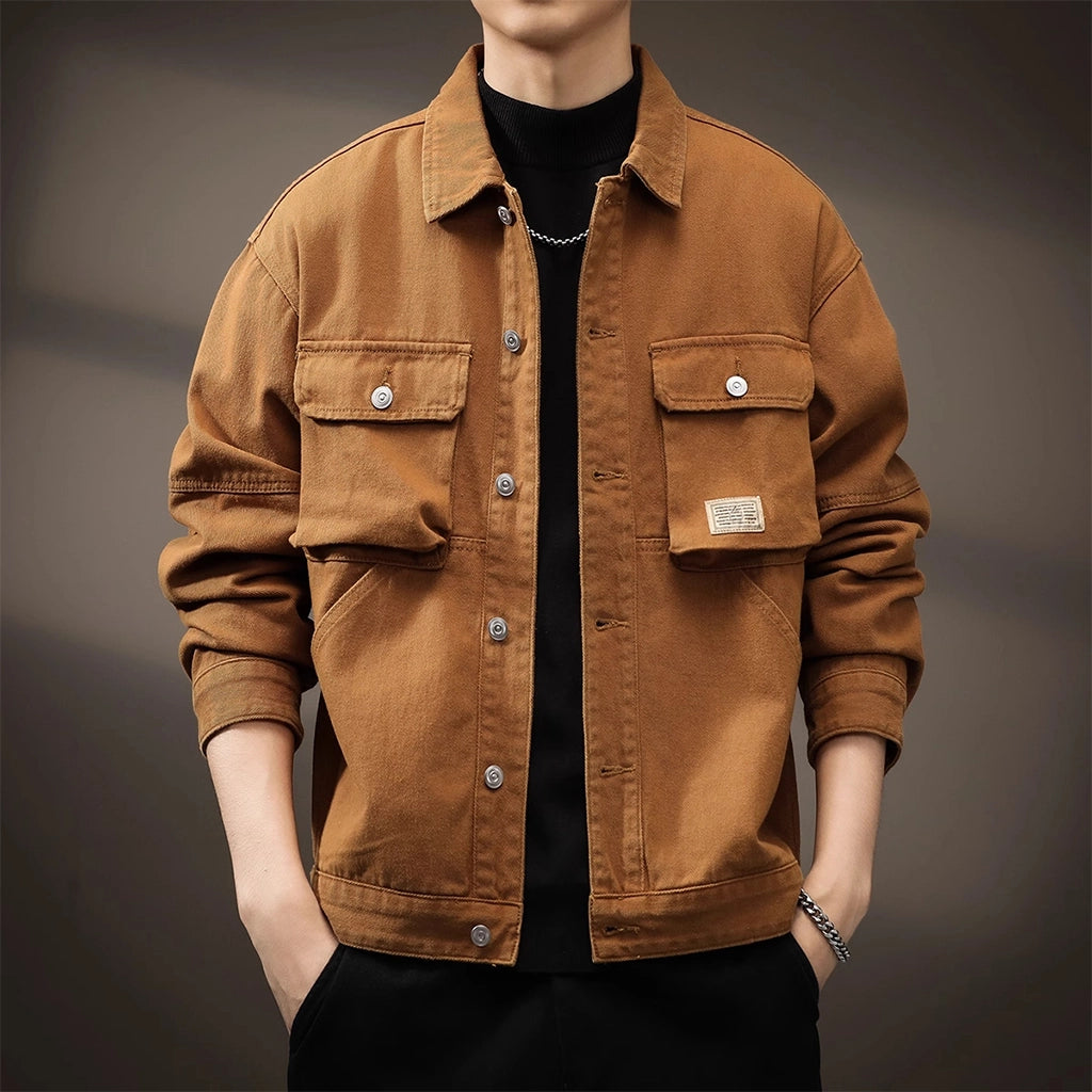 Brown Cargo Coat