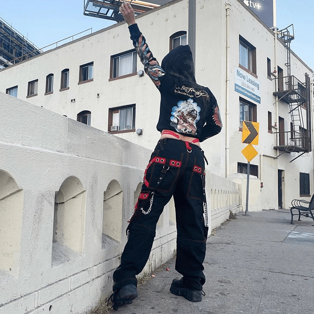 Black Punk Pants