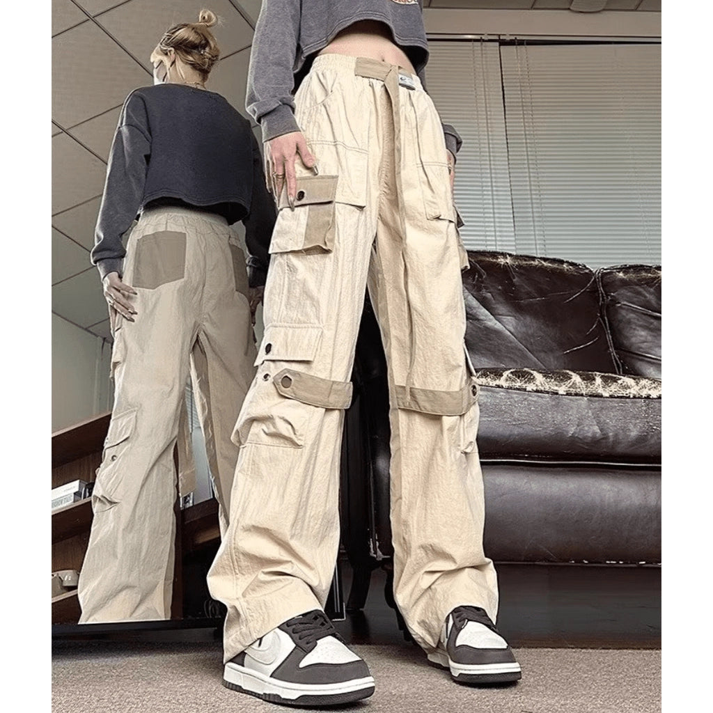 Beige Cargo Pants