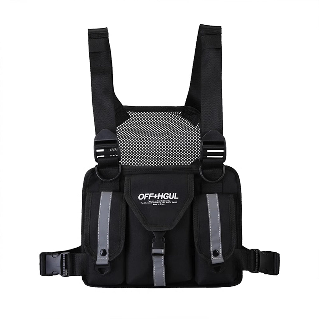 Reflective Tech Backpack for Cycling