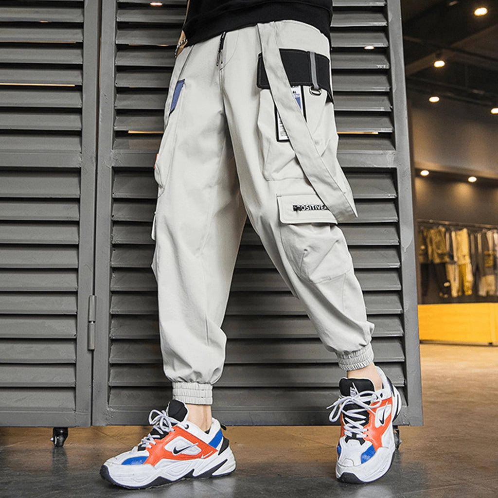 Gray Techwear Pants
