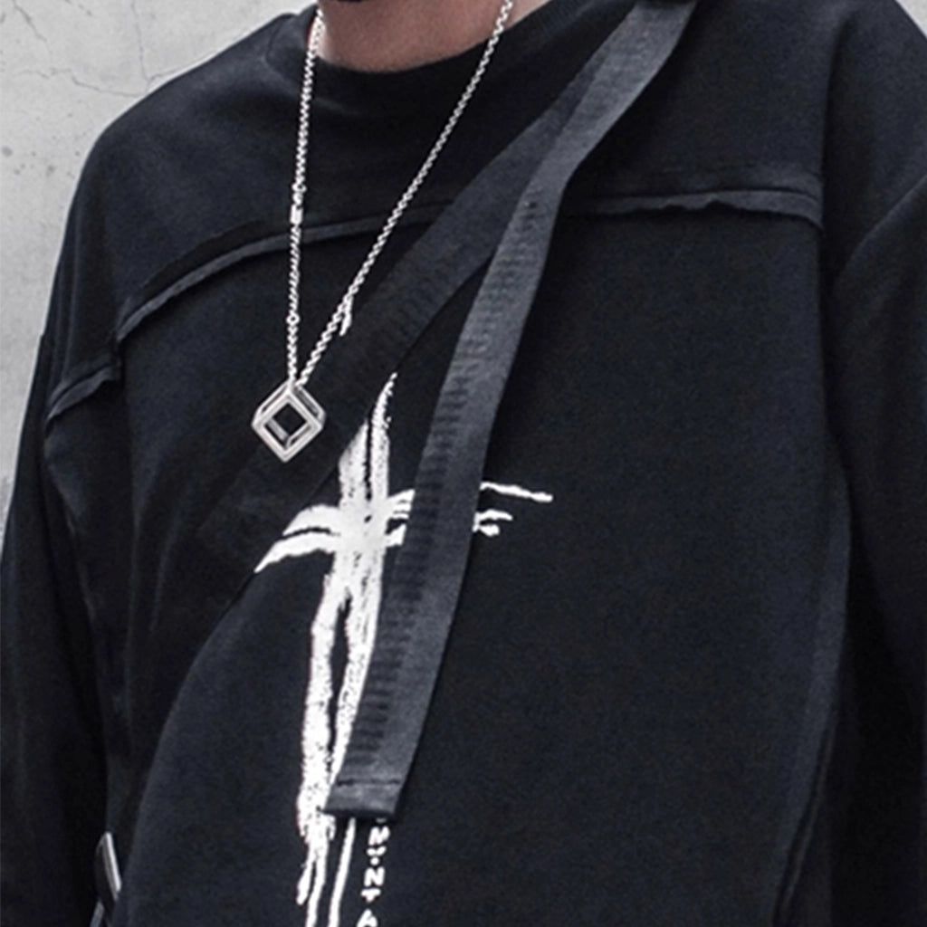 Cross Print T-Shirt