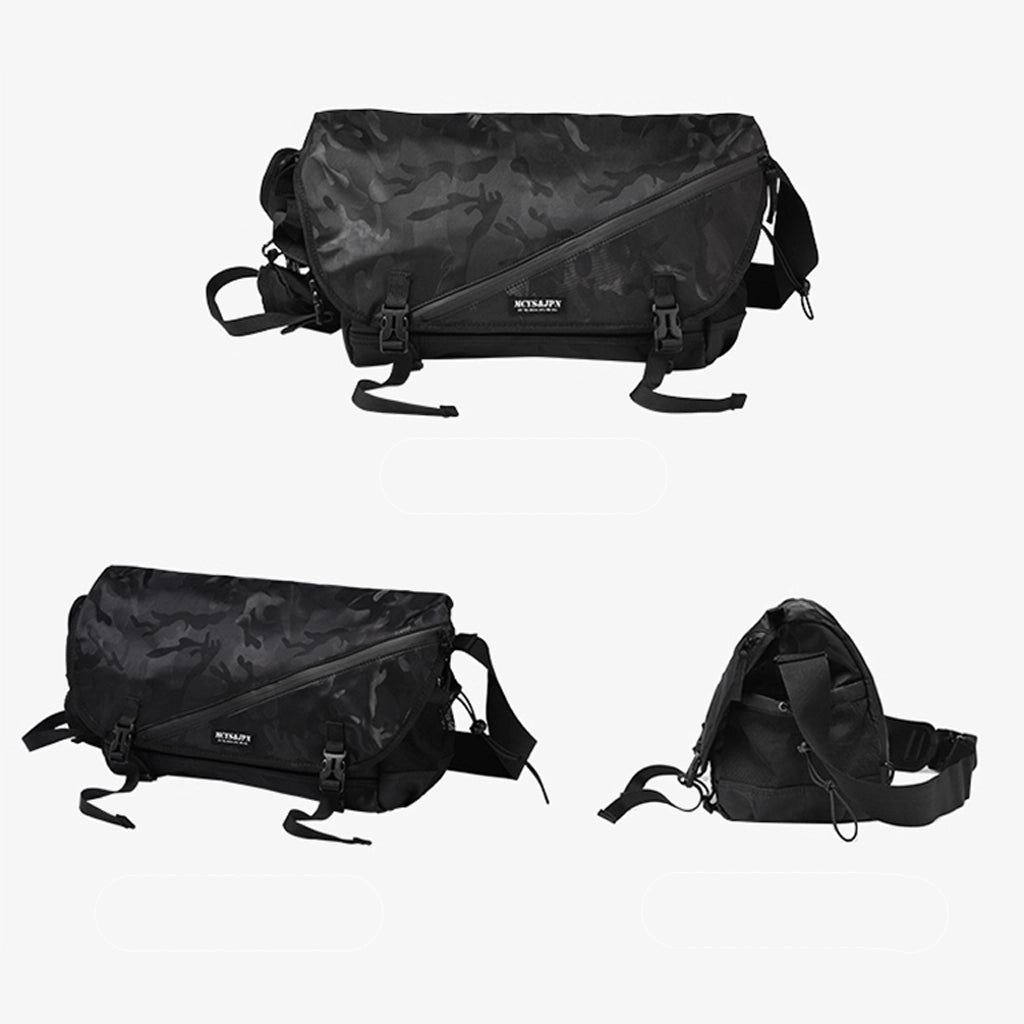 Black Camo Waterproof Crossbody Sling