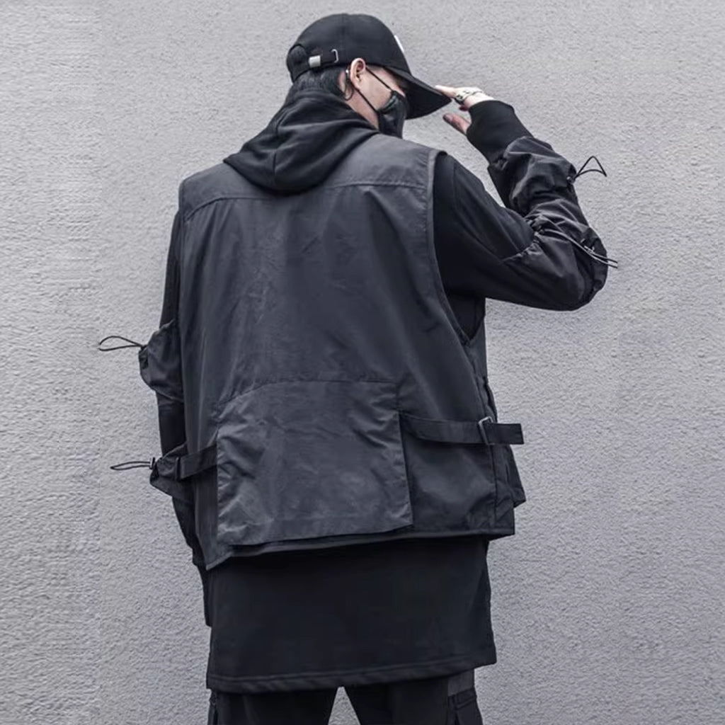 Multipocket Techwear Vest