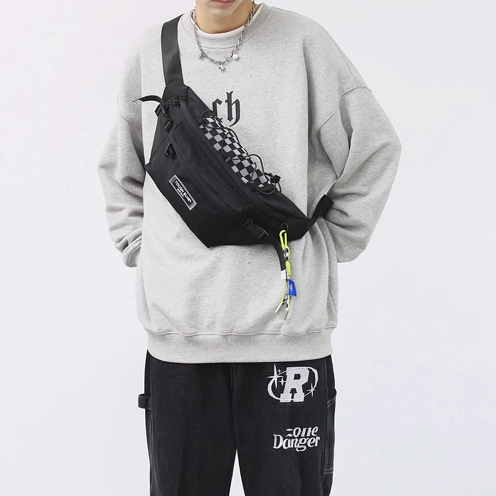 Black Streetwear Sling Bag