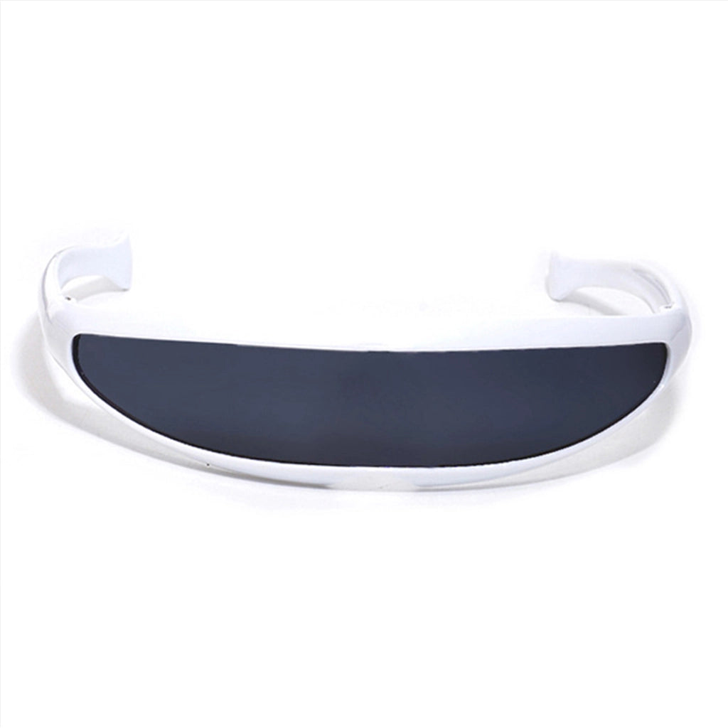 Cyberpunk Wraparound Tech Glasses