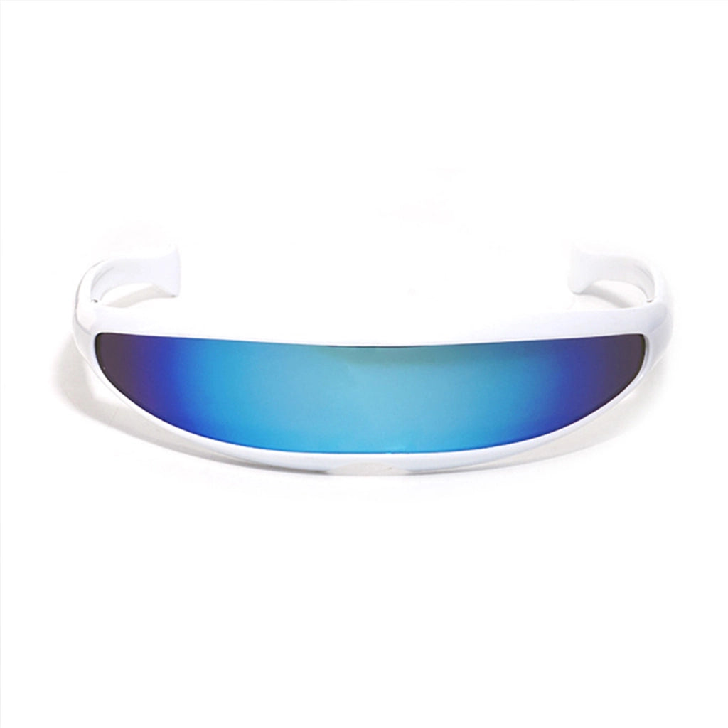 Cyberpunk Wraparound Tech Glasses