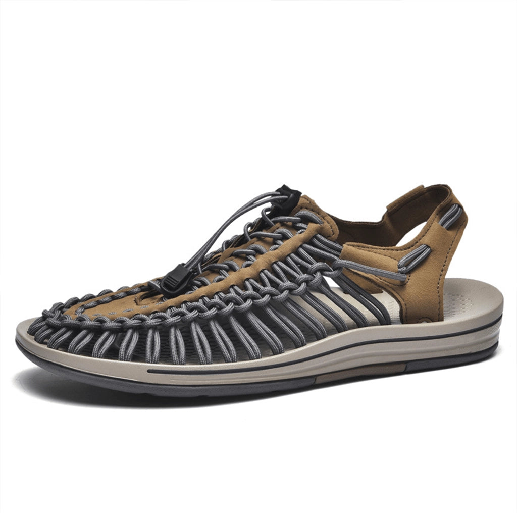 Rope-Woven Sandals