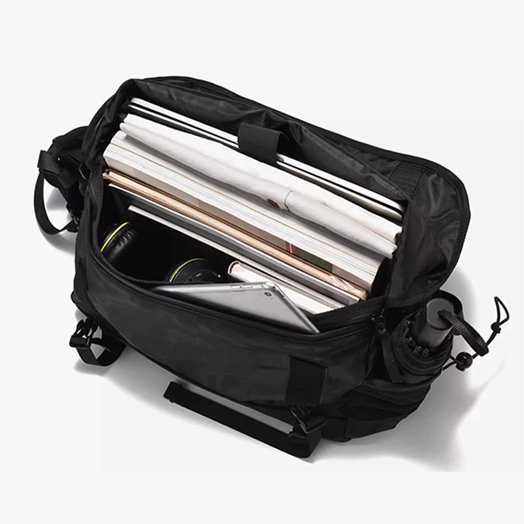 Black Camo Waterproof Crossbody Sling