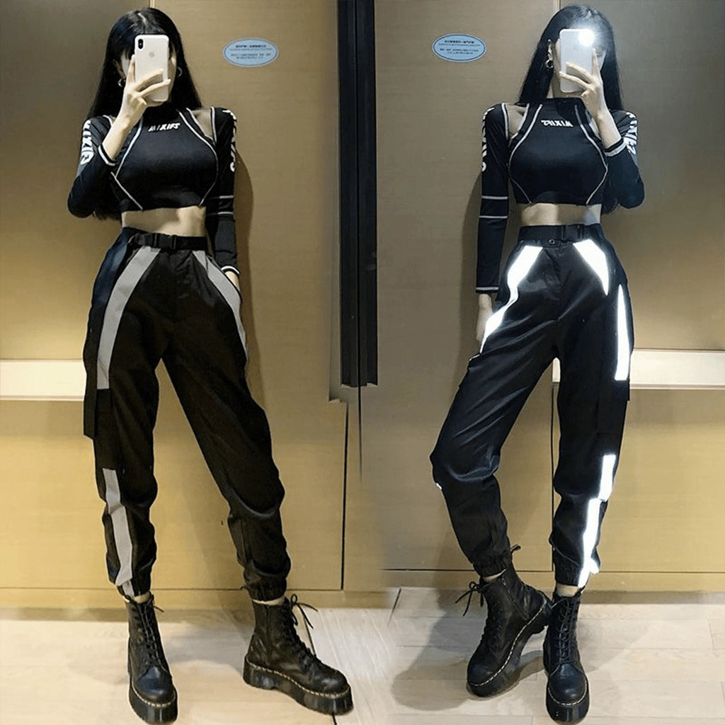 Streetwear Reflective Pants