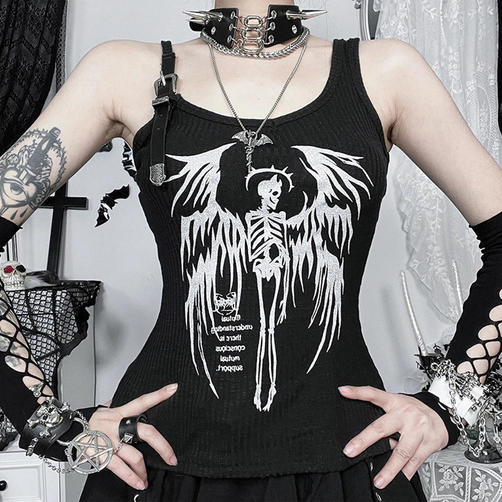 Skeleton Angel Tank Top