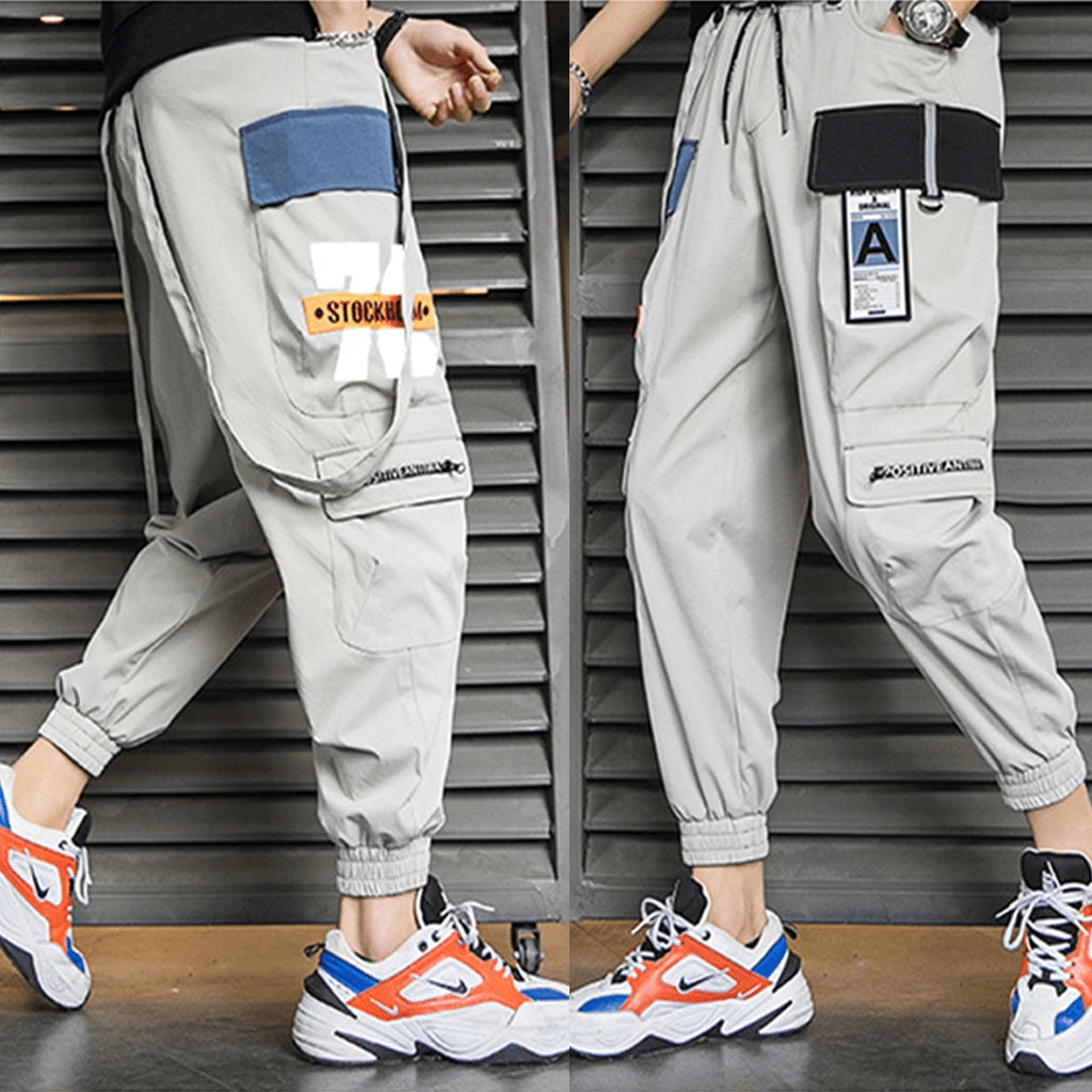 Gray Techwear Pants
