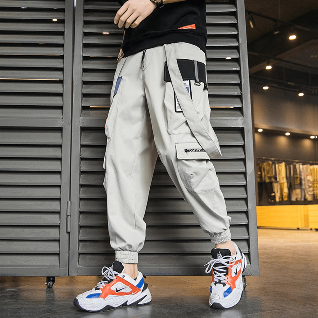Gray Techwear Pants
