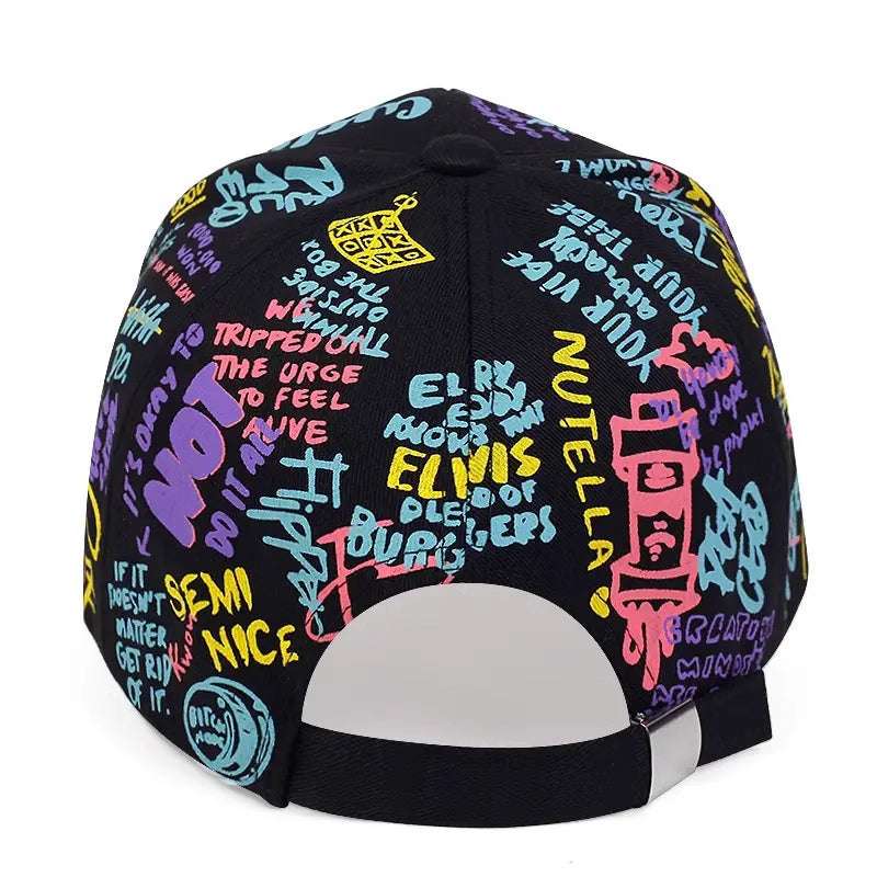 Color Graffiti Techwear Cap