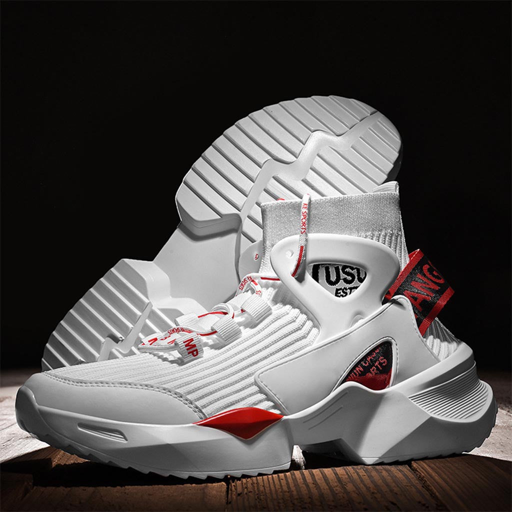 Street White & Red Sneaker