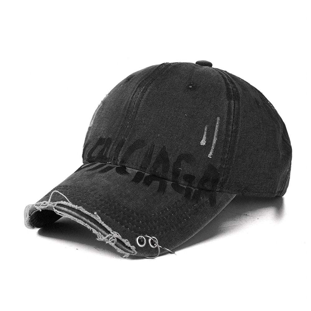 Distressed Techwear Cap