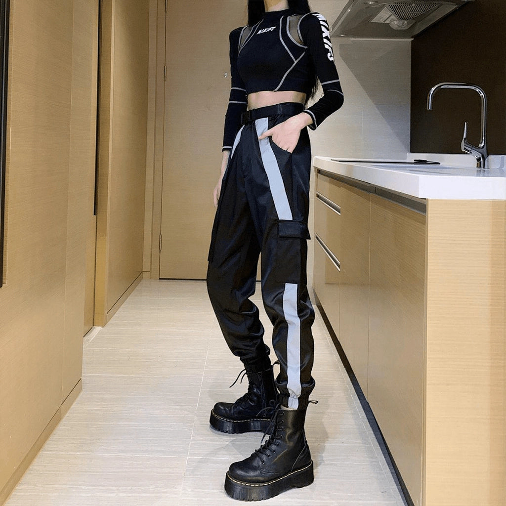 Streetwear Reflective Pants