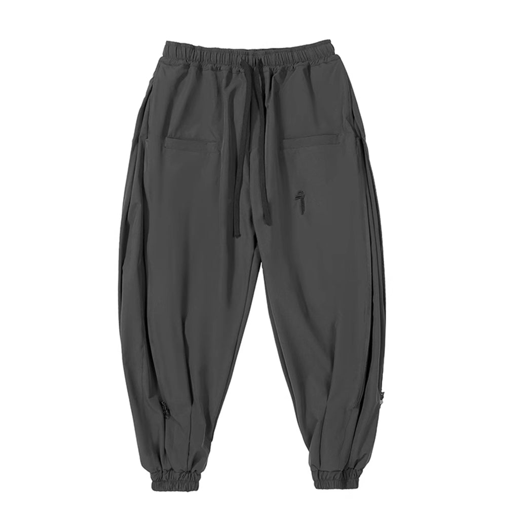 Futuristic Pants with Full-Length Zippers