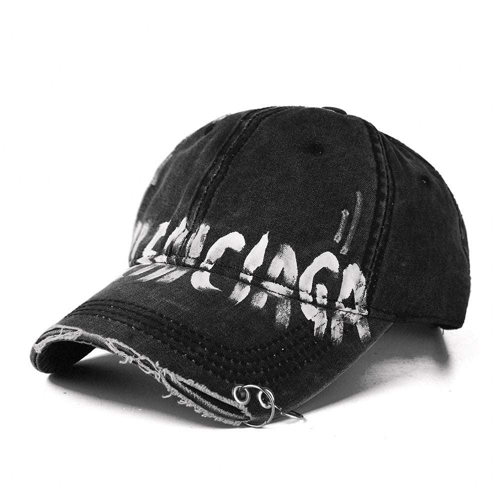 Distressed Techwear Cap