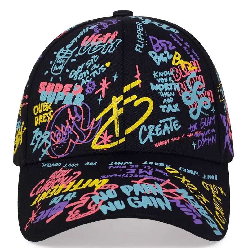 Color Graffiti Techwear Cap