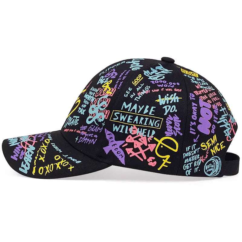 Color Graffiti Techwear Cap