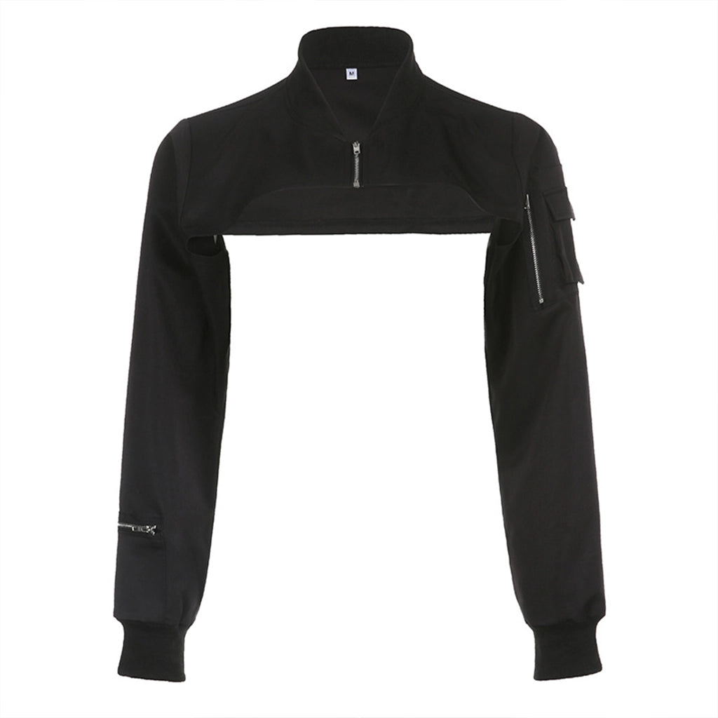 Cropped Tactical Techwear Top