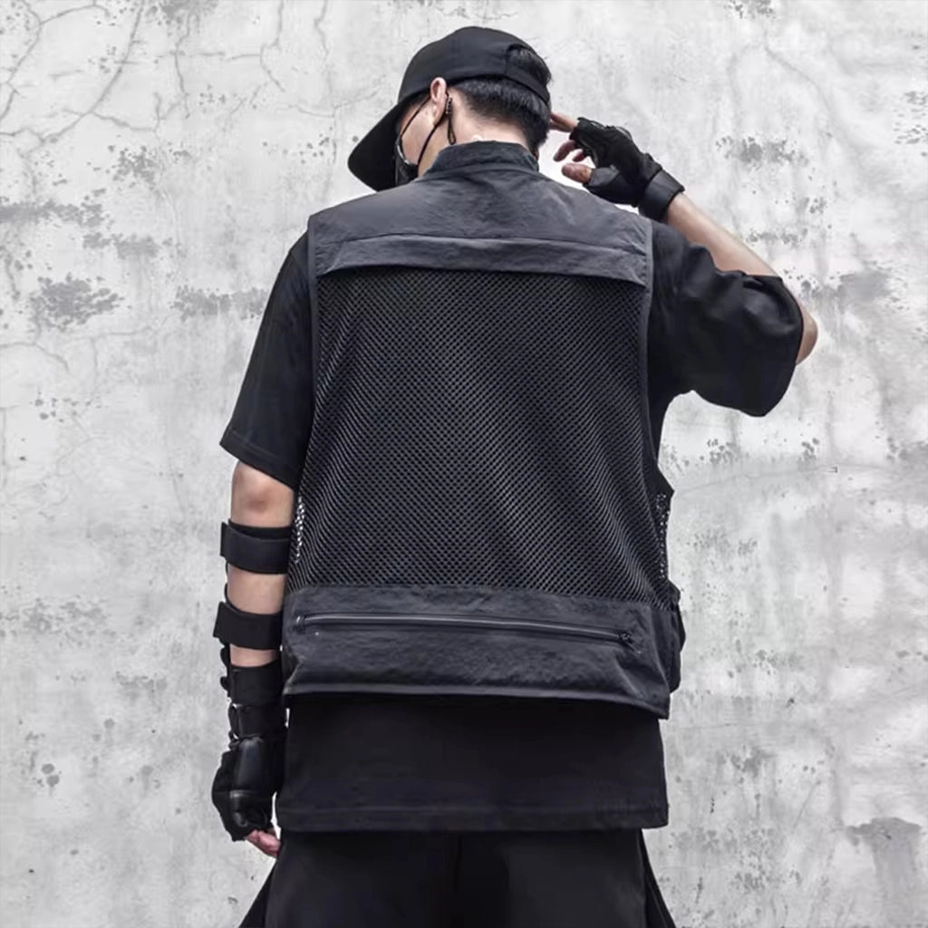 Breathable Mesh Techwear Vest