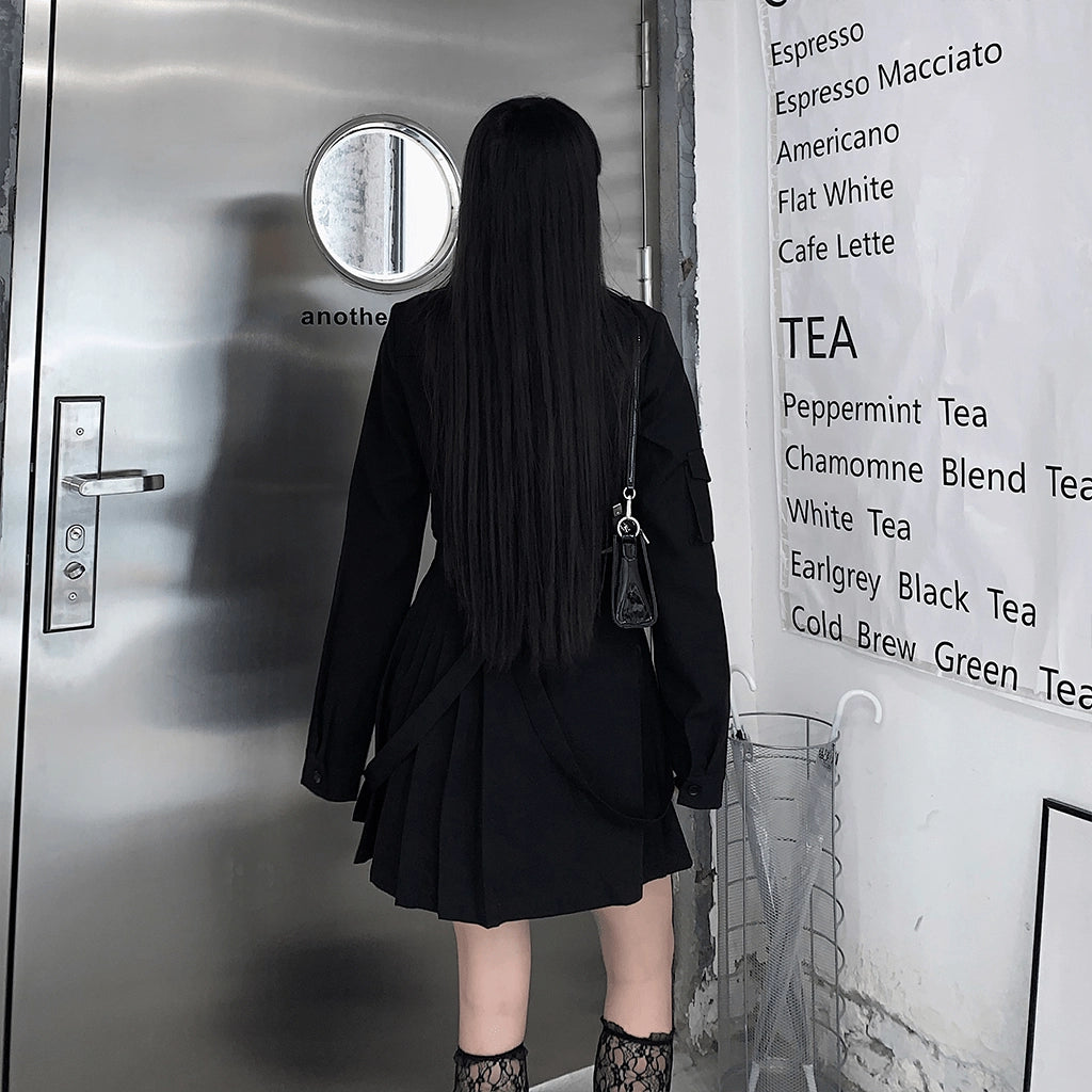 Embroidery Urban Techwear Skirt